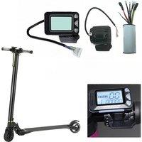 24V/36V Folding Scooter Controller Accessories Carbon Fiber Scooter Controller LCD Display Brake