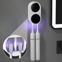 Holder Tooth Brush Sanitizer Uv Toothbrush Sanitizer Toothpaste Accessories Portable Toothbrush