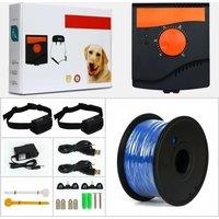 Pet Electric Fence System USB Rechargeable IP45 Waterproof Adjustable Electronic Fencing Dog