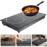 Electric Induction Cooker High-power 2200+2200W Induction Cooktop EU Plug Induction Hob Touch