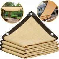 Beige Shading Net, UV Protection, Plant Shed, Outdoor Sunshade, Mesh, HDPE Sunscreen Fabric Sunshade