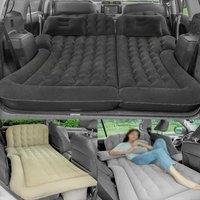 Portable SUV Travel Air Mattress Cushion Inflatable Car Bed Mattress Car Camping Mattress with 2
