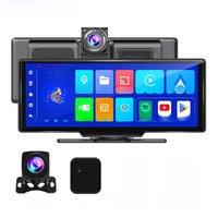 10.26 IPS Car GPS Navigation Z80 Android 13 ADAS 4G Dash Camera Recorder RAM 4G+64G ROM WiFi BT Dual Lens Dash Cam Video Camera