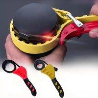 1Pcs 8inch Belt Wrench Oil Filter Puller Strap Spanner Chain Wrench Strap Opener Adjustable Disassembly Tool Universal Strap