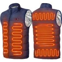 New 9 Places Heated Vest Men Women Usb Heated Jacket Heating Thermal Clothing Hunting Winter Fashion