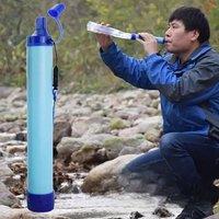 Portable Outdoor Wild Life Emergency Direct Water Purifier Camping Hiking Emergency Survival Water