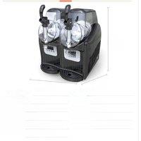 Commercial Frozen Slushy Three Tanks Juicer Slush Fruit Maker Double Cylinder Snow Melting Machine