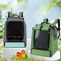 Custom Astronaut Breathable Self Carry Travel Products Pet Parrot Bird Cages Carriers Backpack Bird