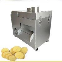 Electric Stainless Steel Banana Slice Slicer, Potato Banana Slice Making And Cutting Machine