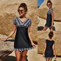 Burkini Muslim Swimwear 2025 Femme Musulmane Islamic Mujer Clothing Swimming Suit For Women Plain