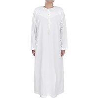 Muslim Men Kaftan Omani Robes Pakistan Traditional Jubba Thobe Kurta Arab Abaya Turkish Dress Dubai