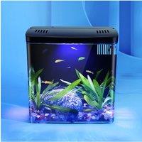 Fish Tank Living Room Small Mini Tank Household Tabletop EcologicalTank Self Circulating Back Filter GoldfishTank