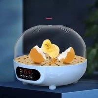 220/110V 6/18 Mini Eggs Incubator Fully Automatic Turning Hatching Brooder Farm Bird Quail Chicken