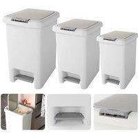 10/15/20L Trash Can with Lid Narrow Shape Press-type Trash Can Large Capacity Living Room Kitchen