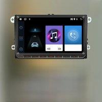Carplay Android Car Multimedia 2 Din Radio for VW Volkswagen Caravelle 5 Transporter Multivan T5 2010-2015 9" Screen Stereo GPS