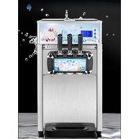 Ice Cream Machine Stainless Steel LCD Panel Desktop Vertical Small Automatic Home Commercial Double Storage Cylinder