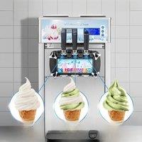 Soft Ice Cream Maker Machine Table Commercial Production Equipment Milk Tea Shop Automatic 48L/H Buffet Restaurant