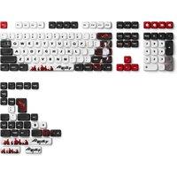 Akko The king's Avatar Theme Keycap Set MOA Profile PBT Dye-sublimation 137-Key Anime Characters Keycaps for Mechanical Keyboard