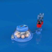 8 Eggs Incubator Fully Automatic Turning Hatching Brooder Farm Bird Quail Chicken Poultry Farm