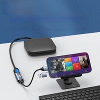 Unnlink 1080P 60Fps Video Capture Card HDMI to USB & Type C for Switch PS4 TV Box PC to Phone Tablet