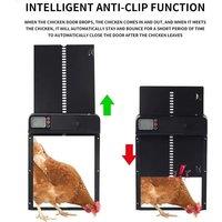Timer Automatic Chicken Coop Door Motor Light-sensitive Chicken House Door Waterproof Pets Cages