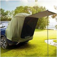 1set Camping Tent Kits SUV Cabana Tent with Awning Shade Large Space Wide Vision Car Tailgate Tear-resistant Tent RearTent
