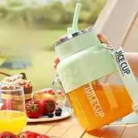 Wireless Portable Juicing Bucket Electric 800ml Sports Cup Fresh Fruit Juicer With Large Capacity and 10 Stainless Steel Blades
