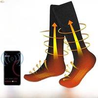 5000mAh APP Control Thermal socks Winter Heated Socks Electric Heating Ski Socks Thermal Heated Foot Warmer Ski Outdoor Sports