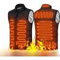 9 Heated Vest Zones Electric Heated Jackets Men Women Sportswear Heated Coat Graphene Heat Coat USB Heating Jacket for Camping