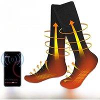 5000mAh APP Control Thermal Socks Winter Heated Socks Electric Heating Ski Socks Thermal Heated Foot Warmer Ski Outdoor Sports