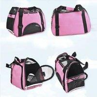 Cat Transport Bag Portable Foldable Handbag for Pet Mesh Breathable Carrier Bag for Small Dogs Cats
