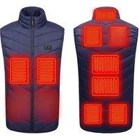 Winter 11 Heating Zones Heated Vest For Men Women USB Powered 3 Gear Temperature Control Warm Vest