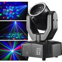 Mini Beam LED Moving Head Light DMX Control Dj Lazer Light Projector 30W Stage Pattern Party Lights With Halo for Disco Club Bar
