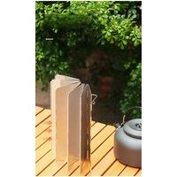 Outdoor Gas Stove Windshield Thickened Folding Cassette Stove Windshield (8pcs)