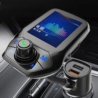 Car MP3 Music Player Bluetooth 5.0 receiver FM transmitter Dual USB QC3.0 Charger U disk / TF Card