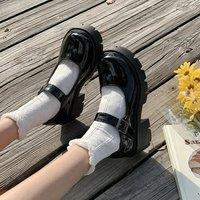Lolita Shoes Women Japanese Mary Jane Shoes Women Vintage Girls Students JK Uniform High Heel