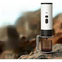 Portable Electric Coffee Maker 3-in-1 Capsule Coffee Grinder Travel Coffee Maker with Cordless Heating for Car and Home Camping