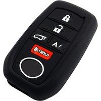 5B Car Key Case Cover Chian For Toyota RAV4 Prime bZ4X Subaru Solterra 2023 2024 2025 Silicone