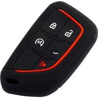 For Cadillac Escalade 2021 2022 2023 2024 2025 Silicone Car Remote Key Case Cover Holder Keychain