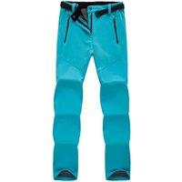 Winter Thermal Waterproof Hiking Skiing Pants Women Outdoor Sports Thick Warm Soft Shell Trousers