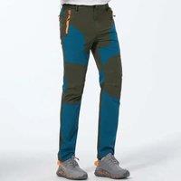 Elastic Mens Hiking Pants Outdoor Sport Summer Quick Dry Windproof Waterproof Trekking Climbing