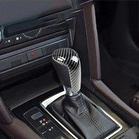 Carbon Fiber ABS Gear Shift Knob Cover Protector Trim For Mazda Axela CX-30 Mazda3 CX-4 CX-5 CX-8 Atenza Car Accessories Auto