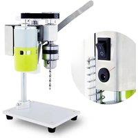 Mini Table Drill Desktop DC Speed Control Electric Drill Hole Punching Machine Home Use Precision Electric Table Drill