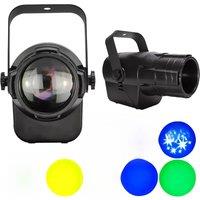 40W RGBW LED Pinspot Light DMX LED Beam Spot Lights DJ Stage Effect Lighting LED Pattern Gobo Light For Disco Club Party Shows