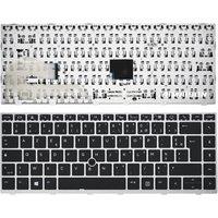 Keyboard Azerty French compatible with HP EliteBook 840 G5 840 G6 without backlight