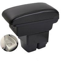 Car Ford Fiesta MK7 Armrest box central console storage case driver elbow support