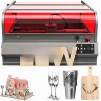 Creality Laser Engraver Falcon2 Pro 22W, Desktop Diode Laser Cutter and Engraver Machine with Enclosure,Smart Camera,Air Assist,