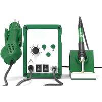 2 in 1 SMD Rework Station+Soldering Station 750W Two LED Screen Displays For Board Soldering Phone Repair Heat Shrinkable Tube