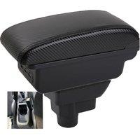 Car Opel Corsa D Armrest box central console storage case driver elbow support