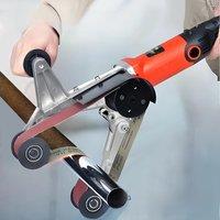 220V Stainless Steel Pipe Belt Sander Polishing Machine Pipe Grinding and Polishing Machine Metal Processing Brushing Equipment